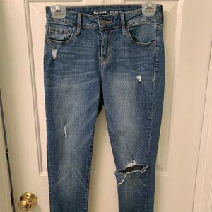Old Navy | Mid-Rise Blue Skinny Jean